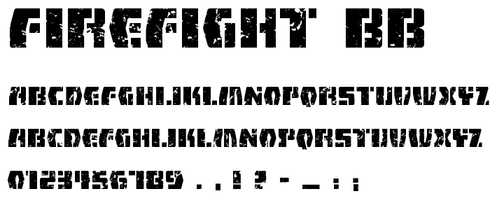 FireFight BB font